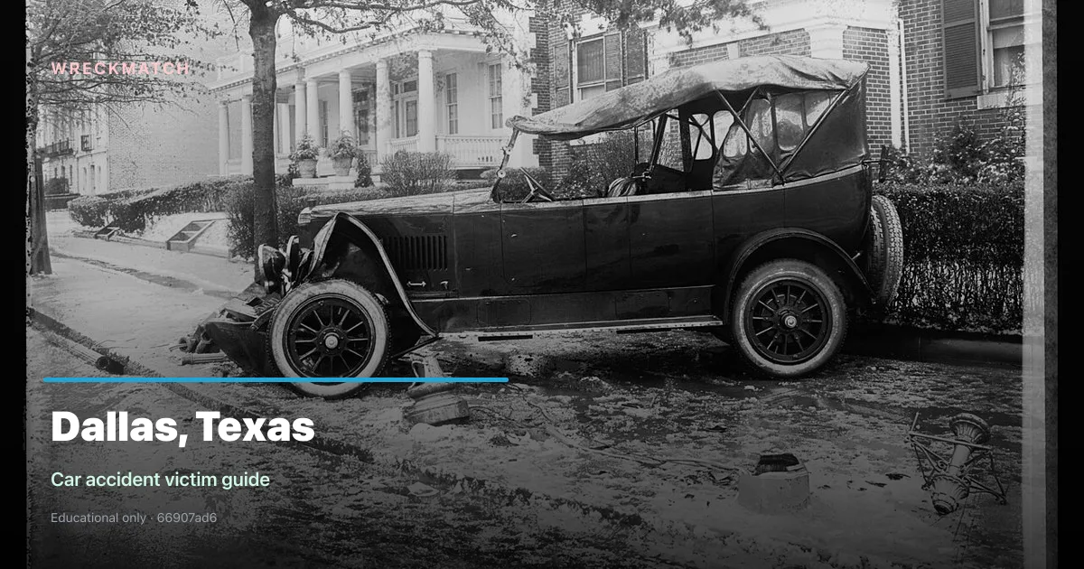 Car accident victim guide — WreckMatch