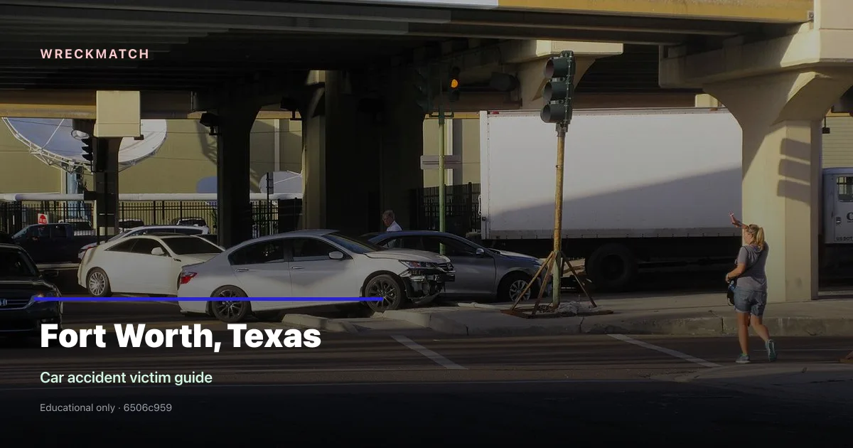Car accident victim guide — WreckMatch