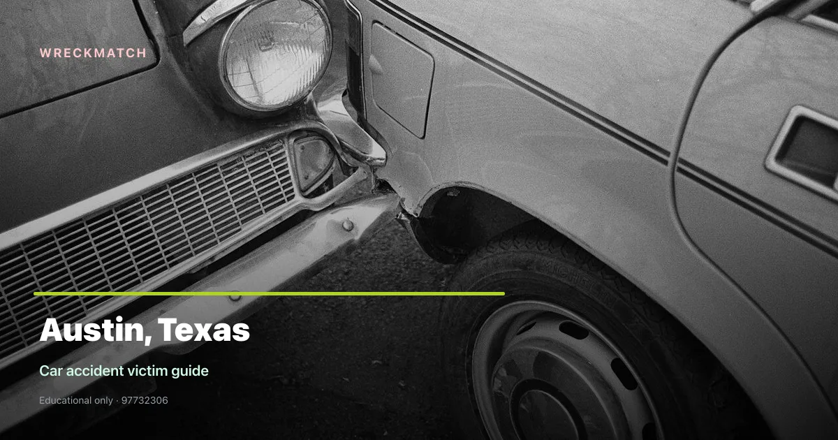 Car accident victim guide — WreckMatch