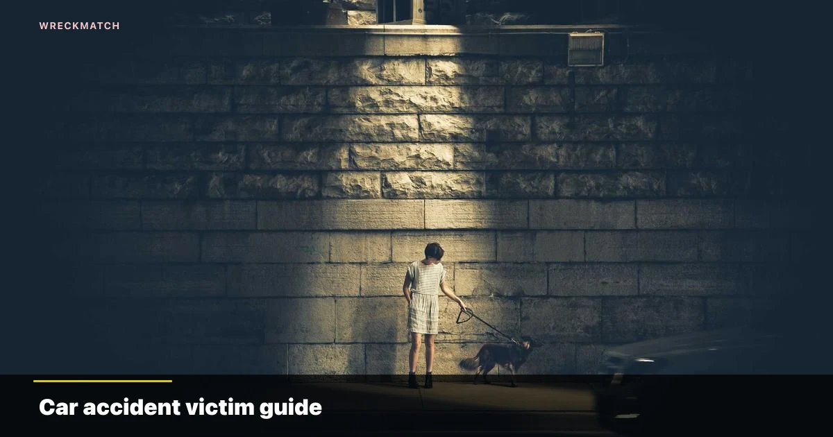 Car accident victim guide — WreckMatch