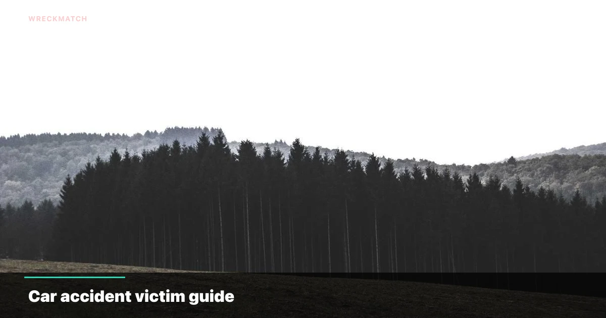 Car accident victim guide — WreckMatch