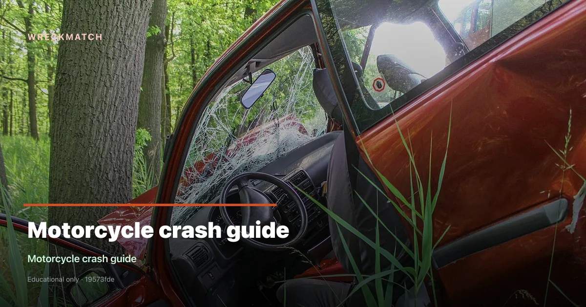 Motorcycle accident legal guide — WreckMatch