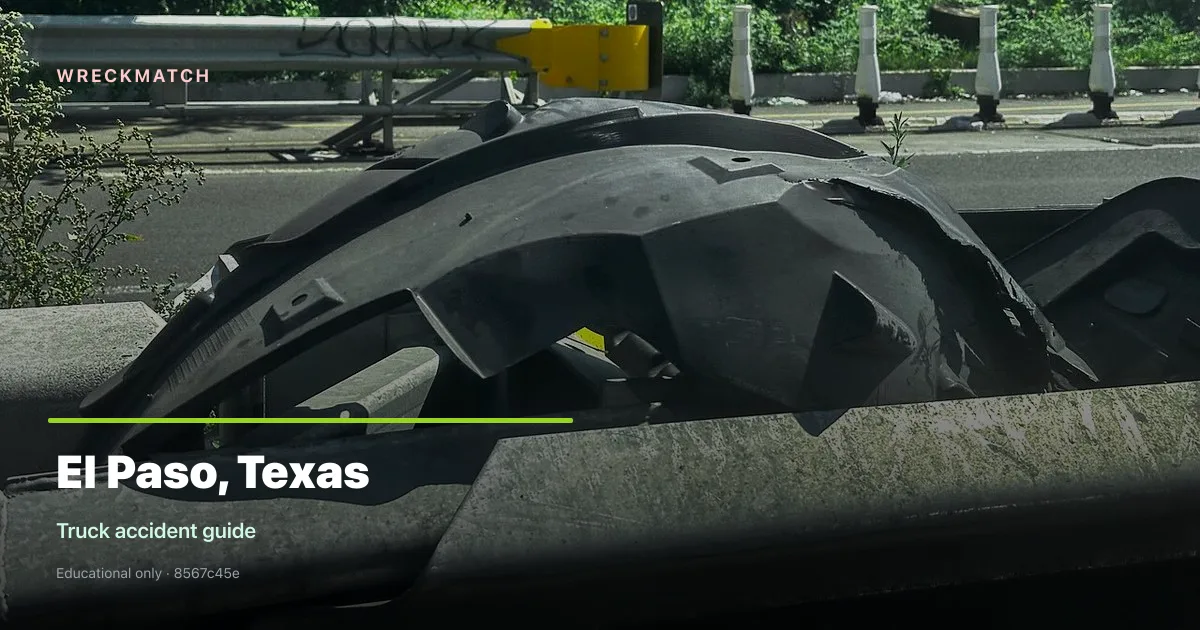 Truck accident legal guide — WreckMatch