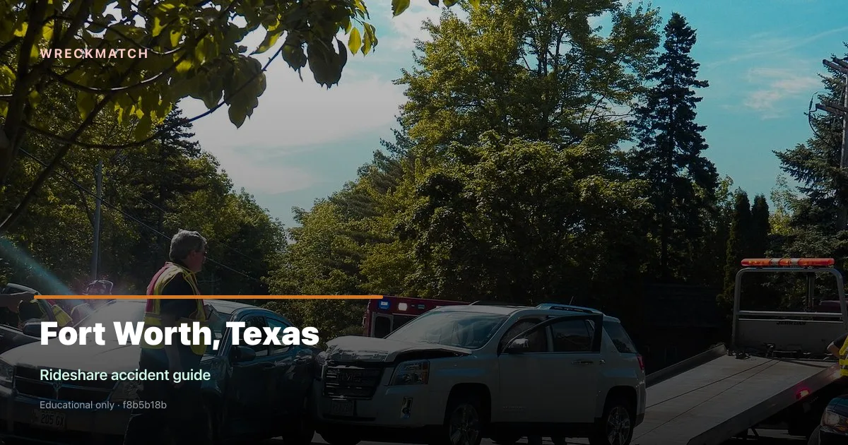Rideshare accident legal guide — WreckMatch