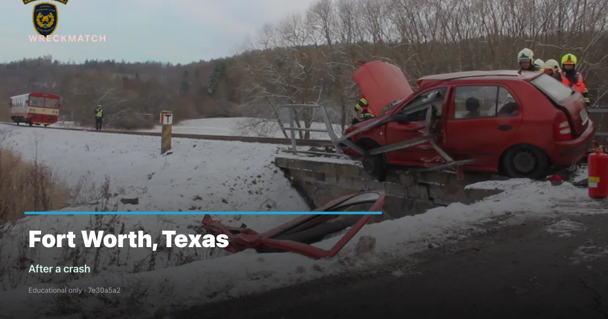 After a car crash guide — WreckMatch