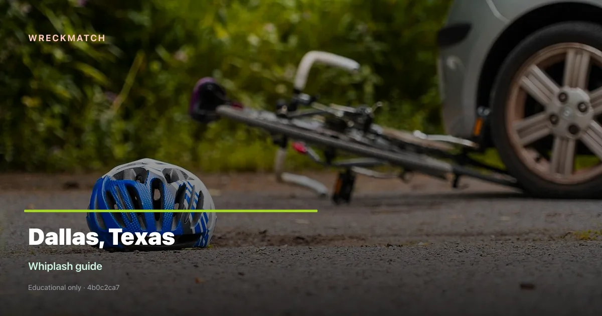 Whiplash injury legal guide — WreckMatch